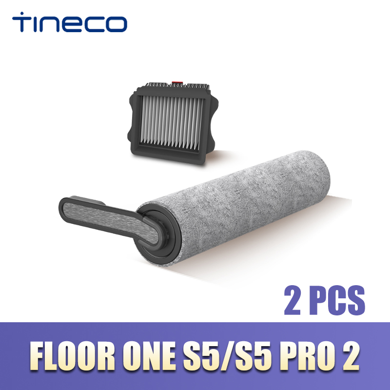 Accessori originali per Tineco pavimento uno S5/S5 pro 2 Serbatoio acqua secca e bagnata Rullo spazzola Portafiltro HEPA Parti per aspirapolvere: Lavanda
