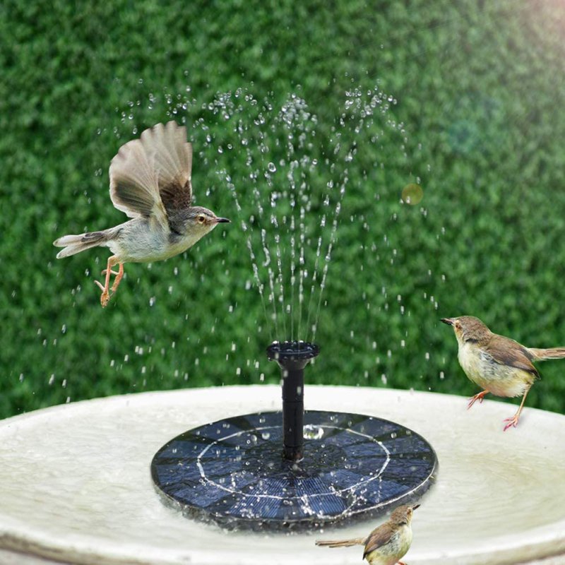 Fontaine solaire flottante | Fontaine d'eau de jardin, fontaine de piscine, décoration d'étang de piscine, fontaine de bain d'oiseau à énergie solaire, pompe à eau, décor de jardin, de pelouse