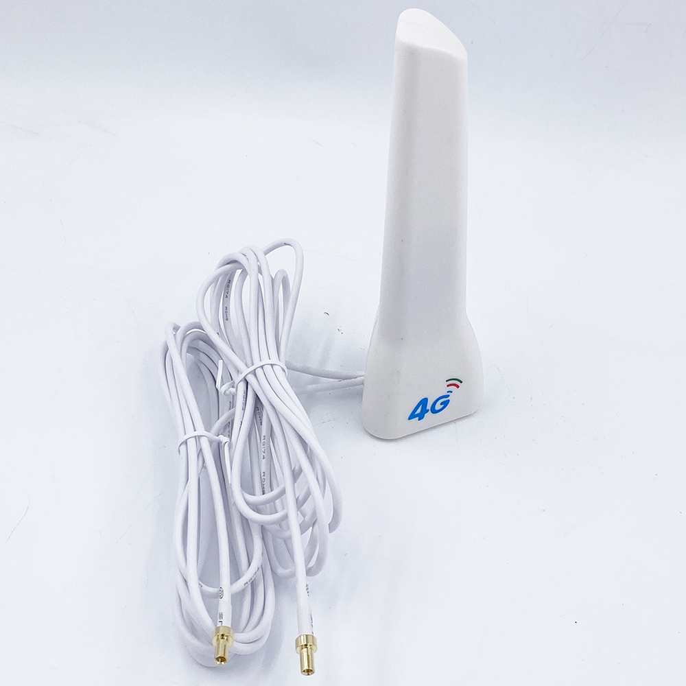 Antena 3G LTE 4G Router Antena externa para módem Huawei, conector SMA macho TS9 CRC9 con cable de 2m