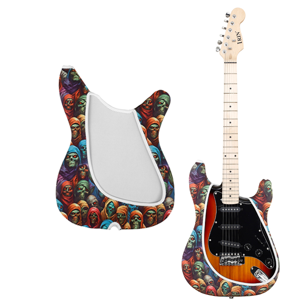 IRIN ST Electric Guitar Dust Cover Protective Thickened Cotton Guitarra Scratch Resistant Cover Guitar Parts & Accessories: Light Grey