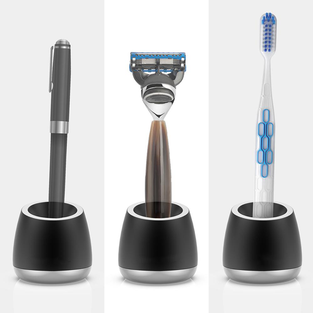 Herren Rasiermesser Rasier Halfter Ständer Aluminium legierung Anti-Rutsch-Halfter Ständer für Zahnbürste Signier Stift Sicherheit Rasiermesser Basis Ständer