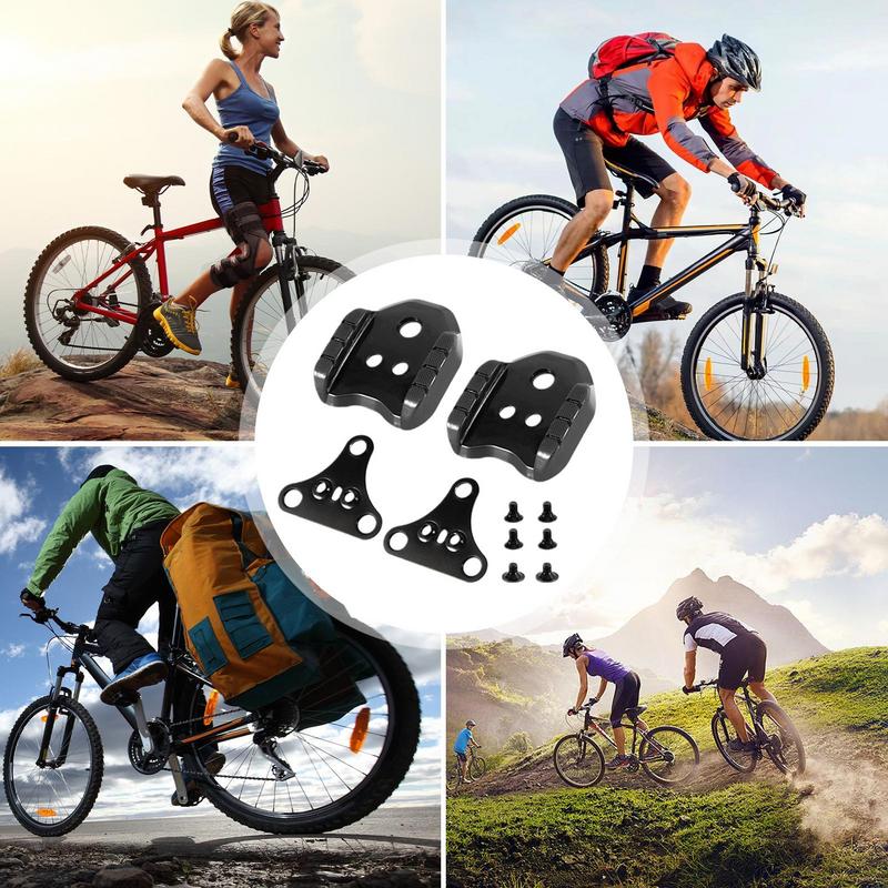 Adaptador de Pedal de bloqueo de bicicleta, cubierta de calas de zapato SPD, adaptador de doble uso, accesorios de bicicleta