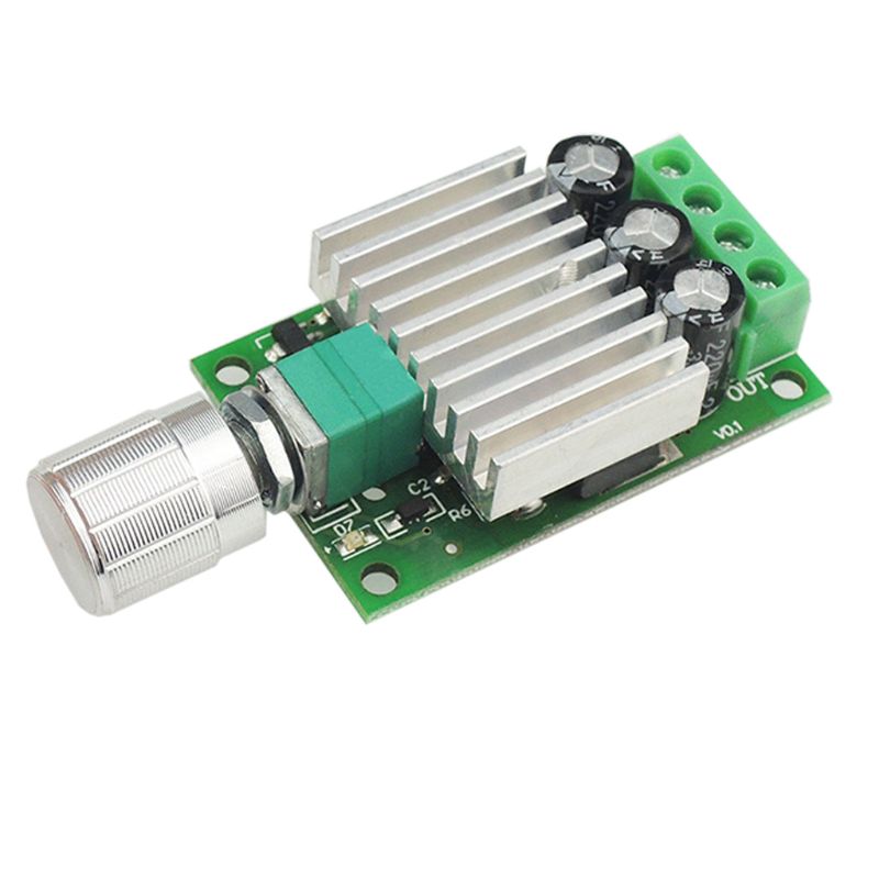 Contrôleur de vitesse de moteur à courant continu 12V 24V 10A PWM, régulateur de vitesse réglable, interrupteur de commande de variateur pour moteurs de ventilateur lumière LED