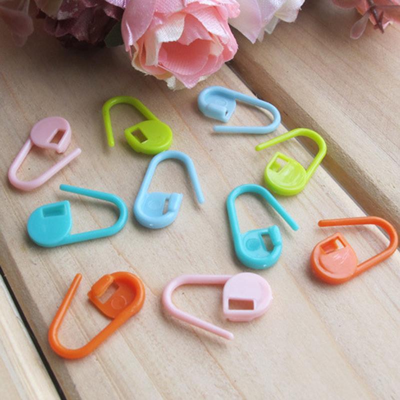 20/50/100 Stuks Kleurrijke Plastic Breinaalden Haak Locking Stitch Markers Haaknaald Klink Breien Clip Naaien gereedschap Clip