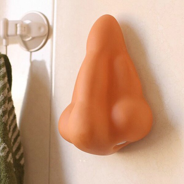 Fun Soap Dispenser Nose Shaped Suction Cup Shower Shampoo Gel Dispensers Bathroom Accessories JS23