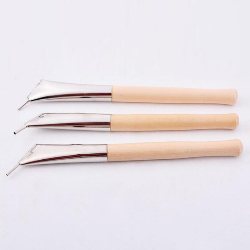 3PCS/Set Tjanting Tool Art Clay Pottery Printing Batik Knives Pens Wax Tjanting Needle Sculpture Craft Pottery Tool