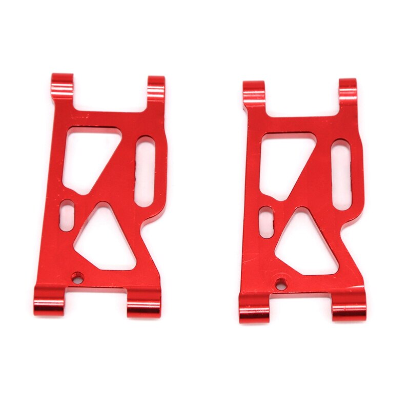 Voor Wltoys 1:14 144001 Rc Car Upgrade Onderdelen Metalen Steering Swing Arm Base C Rear Hub Zetel Servo Trekstang, rood