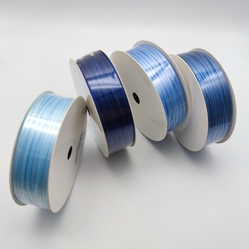 2mm fita fina balão corda colorida fita de casamento dupla face decoração diy embalagem acessórios para o cabelo atacado