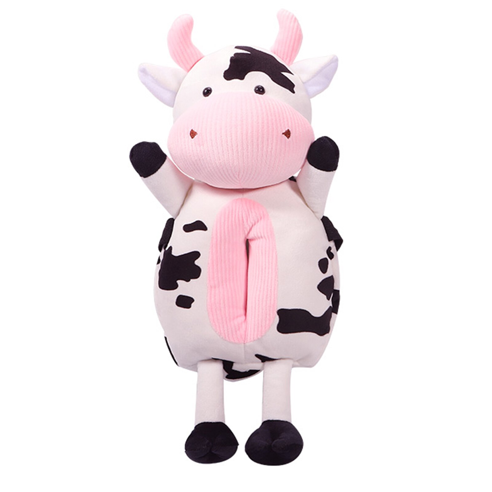 Creatieve Leuke Auto Tissue Box Zachte Cartoon Koe Papieren Servet Case Autostoel Terug Opknoping Tissue Doos Auto Interieur Auto accessoires: A