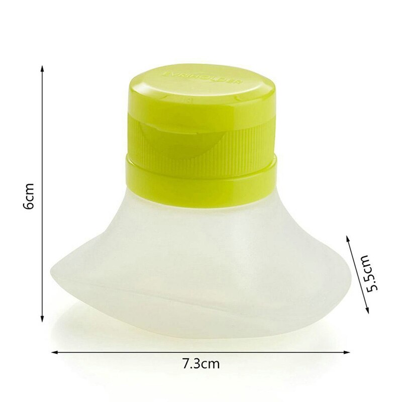 Mini silikon salladsdressing behållare förvaring liten dopp krydda läckagesäkra sås burkar pressa flaska köksredskap 2 ounce