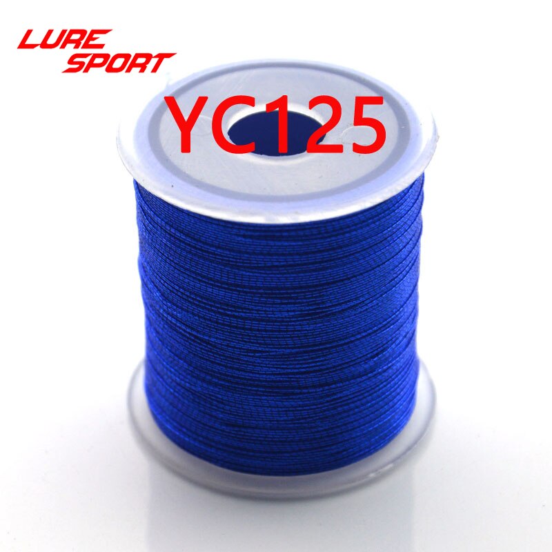LureSport 3pcs Metallic Thread Rod building component Decorating rod wrap thread Pole Repair DIY Accessories