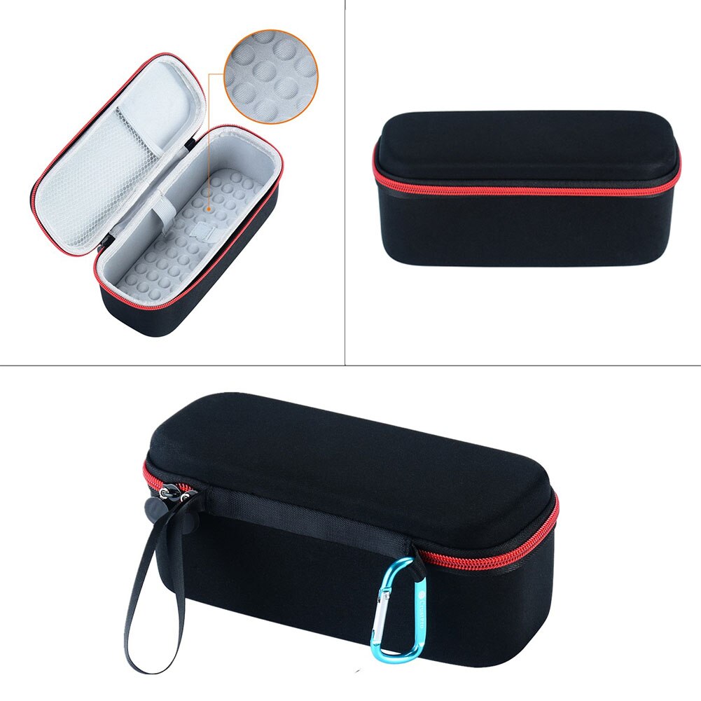 Beschermende tas draagbare eva praktische reis mesh zak rits opberghoes stofdichte bluetooth speaker voor anker soundcore pro