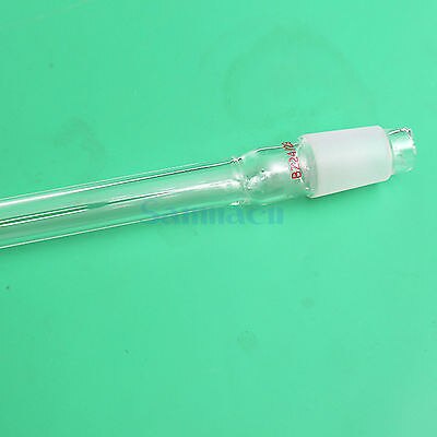 200mm 19/26 Joint Lab Air Borosilicate Glass Condenser Tube Pipe Distillation