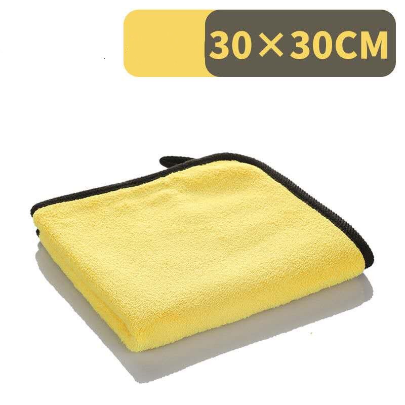 30 x 30/40/60cm bilvask mikrofiberhåndklæde bilrengøring tørringsklud hemming bilplejeklud med detaljer om vaskehåndklæde til toyota: Farveløs