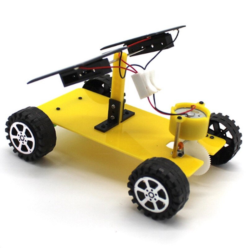 Handmade Model Toys for Primary and Secondary School Students with Dual Solar Panels