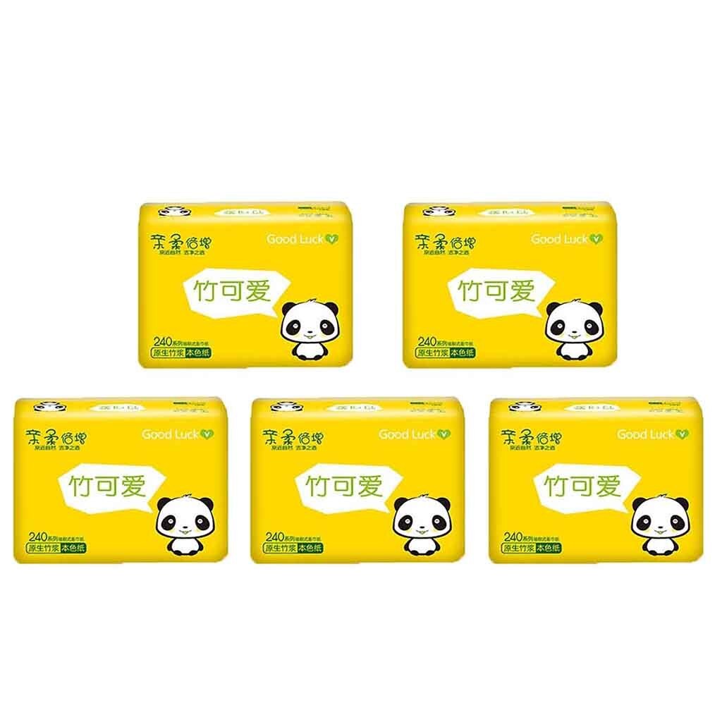 5 pack 4 lager intressant tryck toalettpapper bord kökshandduk flerfaldigt primärt trämassapapper snabbt