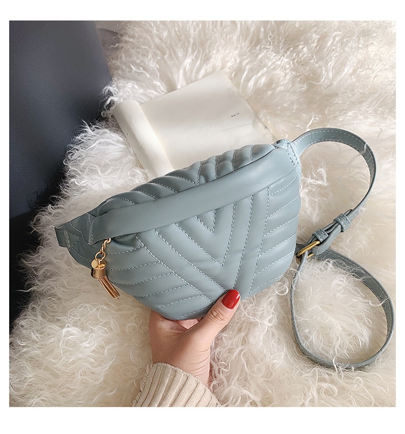 Mode Vrouwen Messenger Belt Bag Pack Lederen Taille Zakken Meisje Reizen Kleine Fanny Borst Pack Bolsas Dames Mini Schoudertas