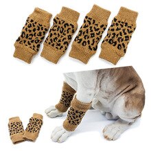 Dog Leg Warmer Socks Pet Sock Protective Sleeves For Arthritis Dogs 4Pcs Short