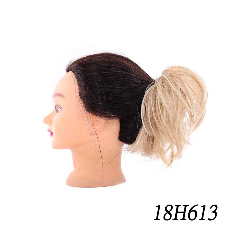 XUANGUANG chignon queue de cheval décoiffé | Chignon pour femmes, chignon à donuts, haute température et résistant à la chaleur: 18H613
