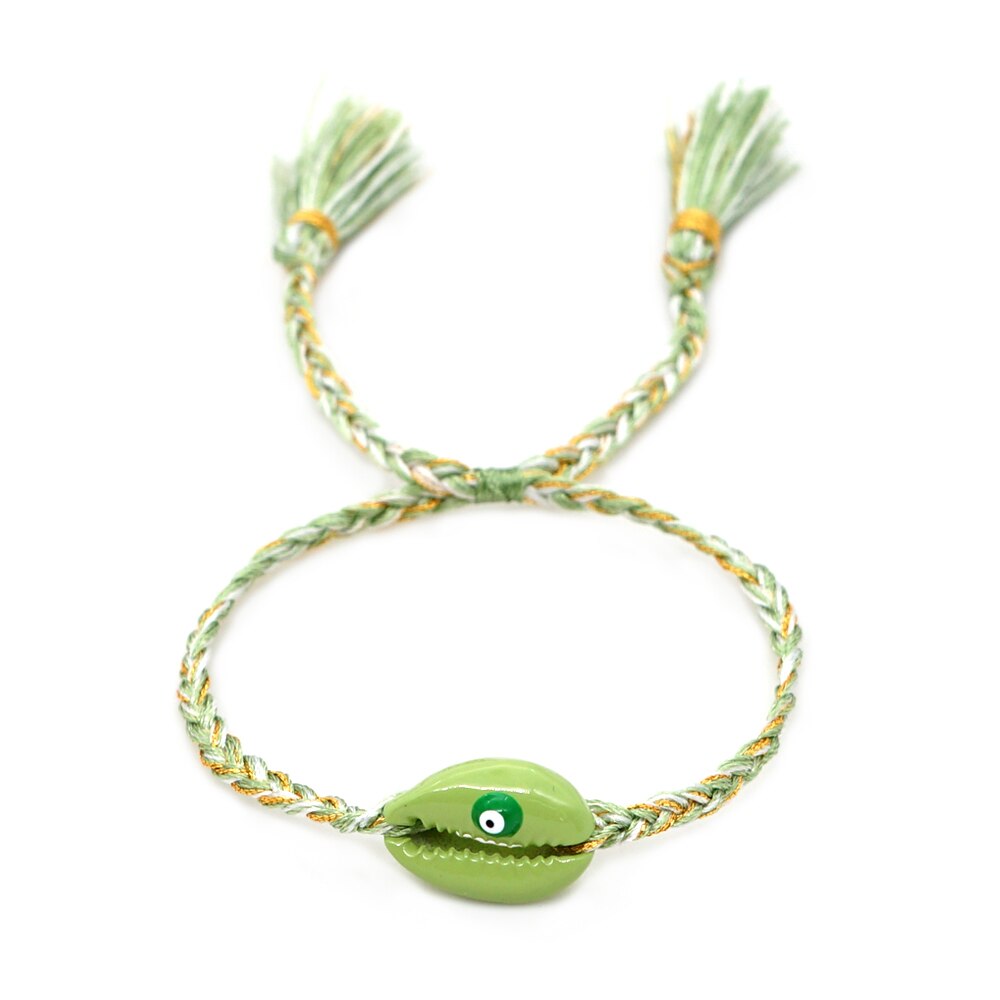 Go2boho Braccialetto di Amicizia Per Le Donne Borsette Intrecciato I Braccialetti Boho Gioielli Nodo Mare Borsette Nappa Fatti A Mano Tessuto Pulseras Mujer: B-B200060C