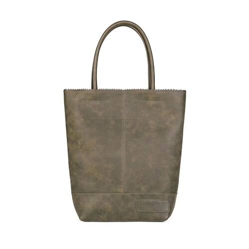 Top-poignée sacs pour femmes seau sac à main en cuir souple dame sac à bandoulière grande capacité femme fourre-tout sac | HB1001: C-GREEN