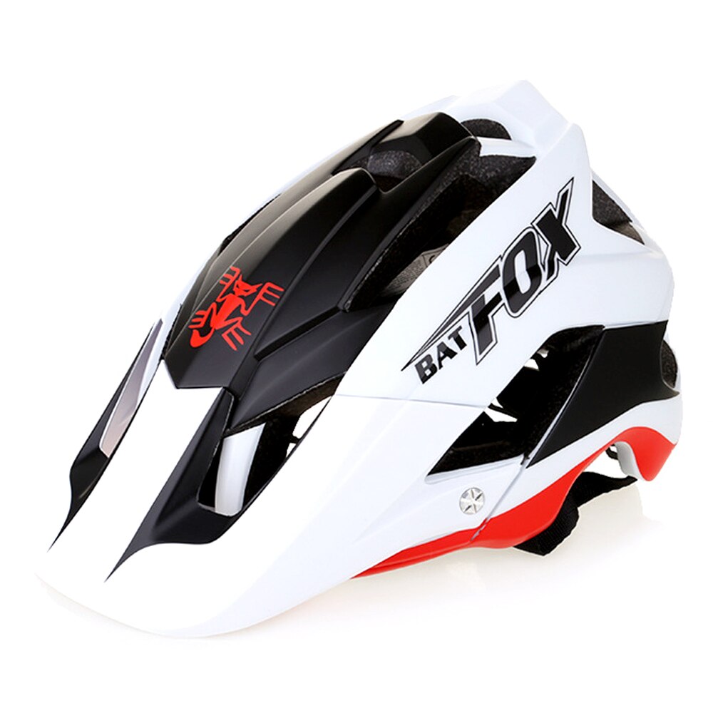 Casco de bicicleta Lixada, Casco de Ciclismo ultraligero, Casco de Ciclismo integralmente moldeado, Casco de bicicleta de carretera, Casco de montaña, 56-62cm: white red