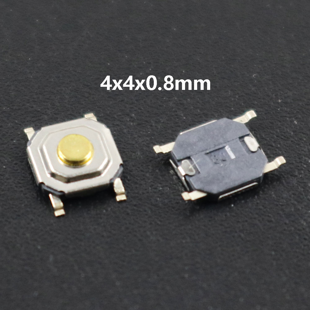 10Pcs/Lot Micro Tactile Push Button Touch Tact Waterproof Switch Kit 4x4/5x5/4.5x4.5 SMT Touch Switch 4 Pin LCD Monitor Repair