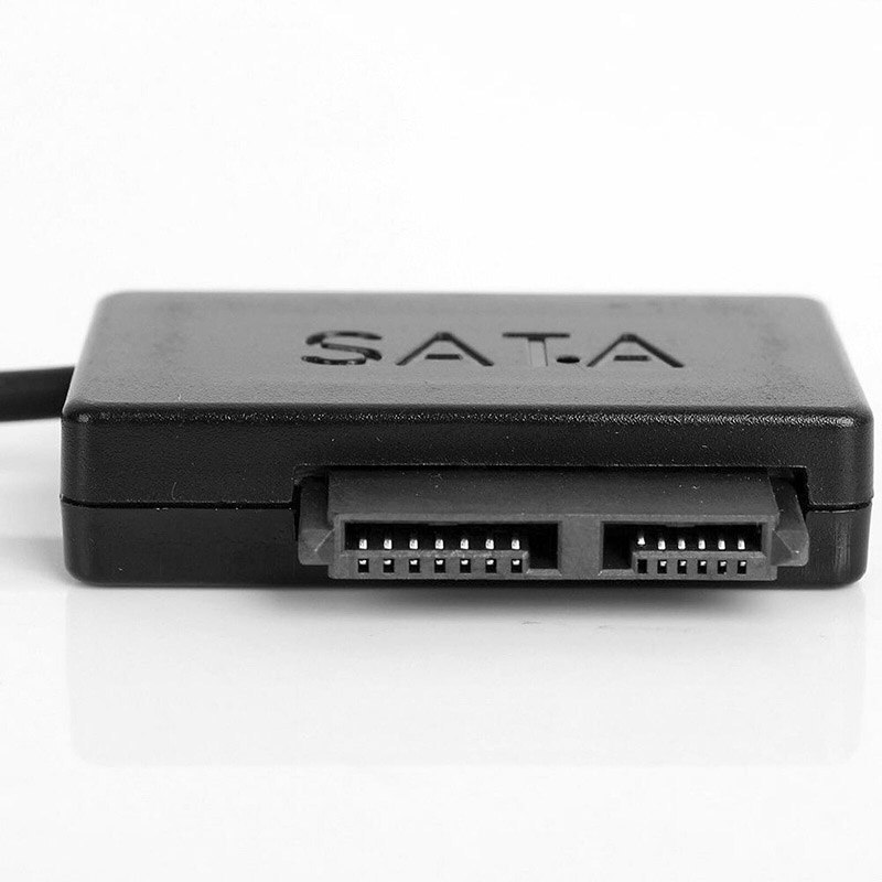 schlank SATA zu USB 2,0 Adapter kabel für Computer DVD Adapter seriell ATA 7 + 15 22Stift männlichen zu schlanke 7 + 6 13Stift weibliche Adapter