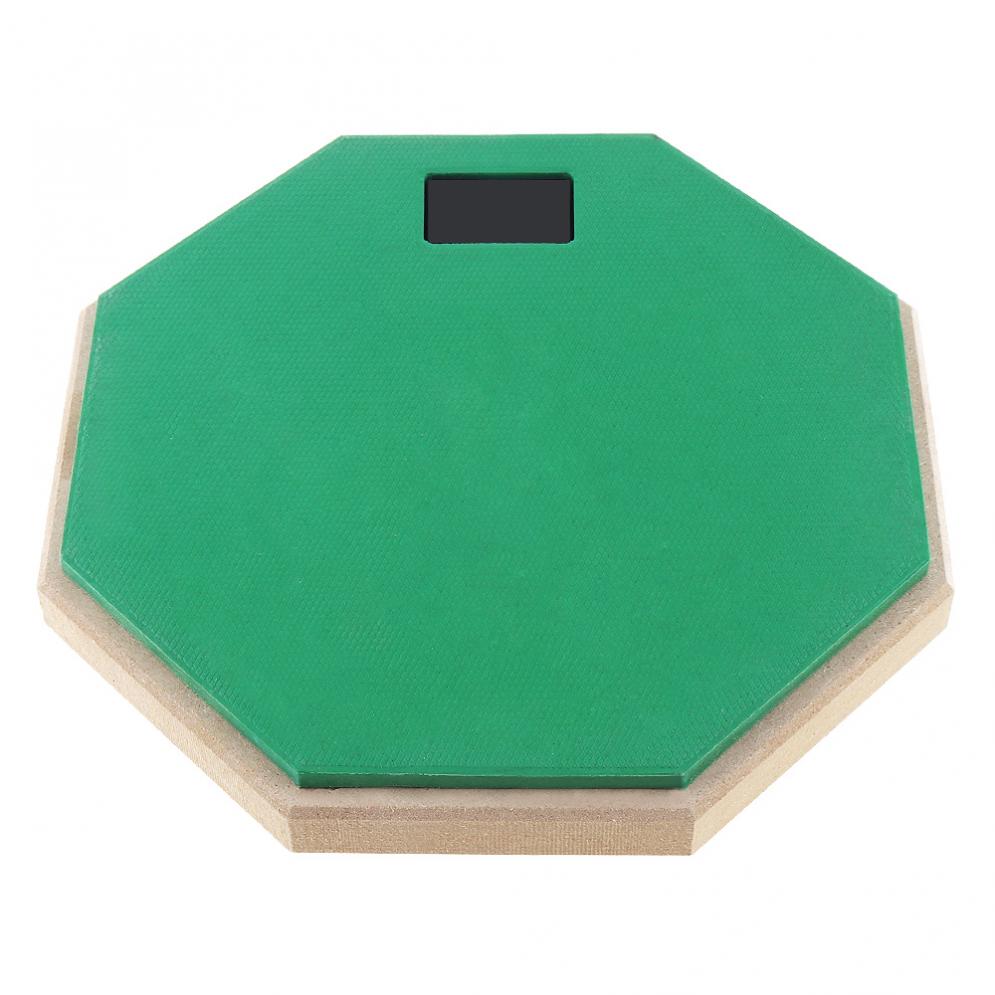 8 Inch High Rubber Wooden Dumb Drum Practice Training Drum Pad for Jazz Drums Exercise with 3 Colors Optional