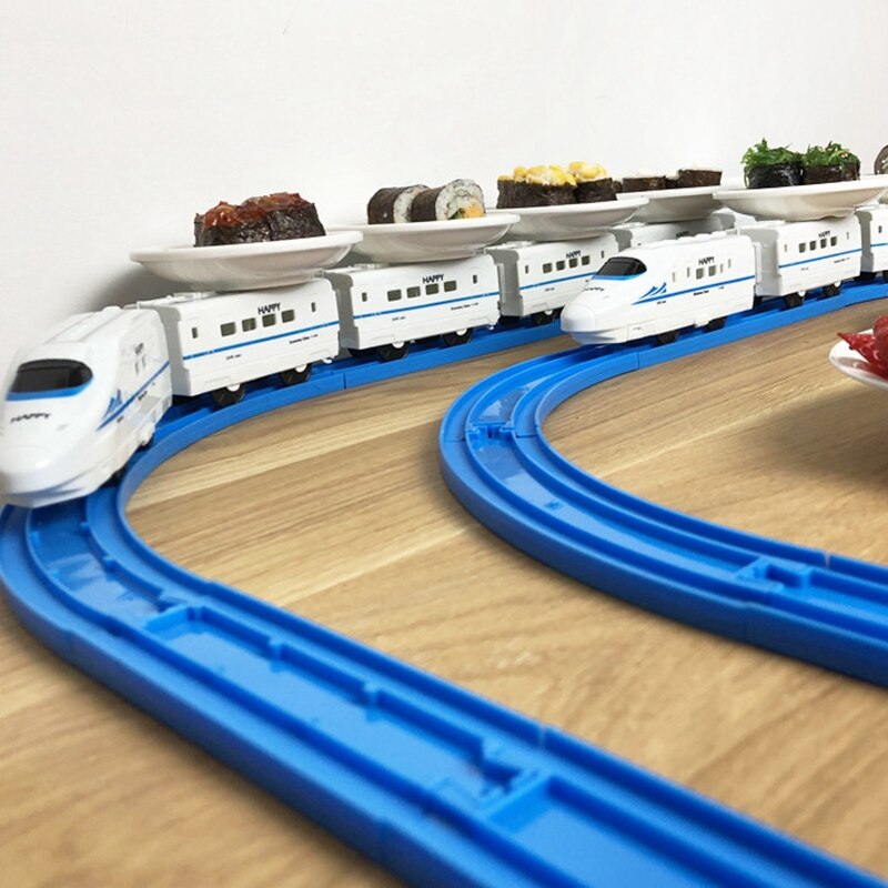 Household Mini Conveyor Belt Sushi Toy Train Electric Track Conveyor Belt Rotating Table