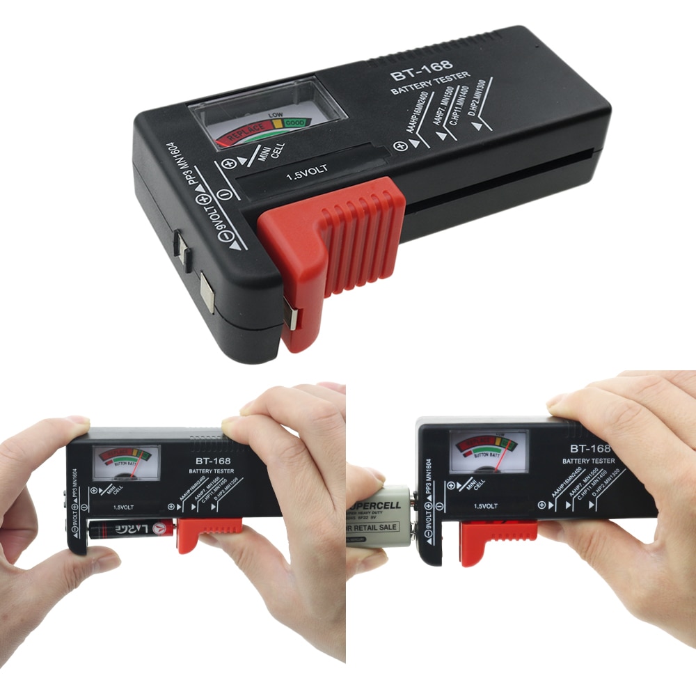 battery tester Check AAA AA Battery Capacitance Diagnostic Tool Button Cell Universal Tester electronic load Meter Indicate