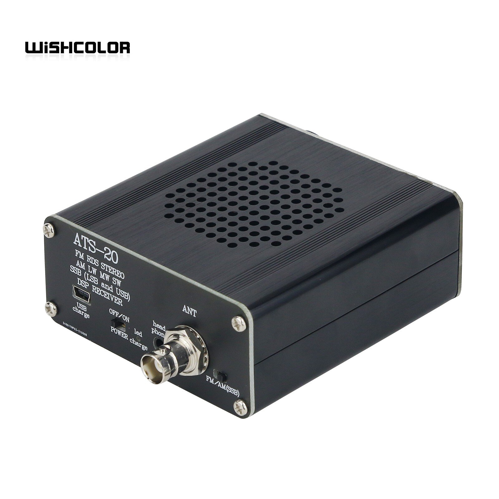 HamGeek ATS-20 SI4732 All Band Radio Receiver FM AM (MW &amp; SW) SSB (LSB &amp; USB) with lithium battery + Antenna + Speaker + Case