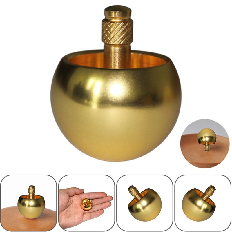 1Pcs Metalen Flip Over Top Gyro Spinning Top Speelgoed Kids Educatief Speelgoed Automatische Flip Metalen Textuur Speelgoed Kids classcal Speelgoed