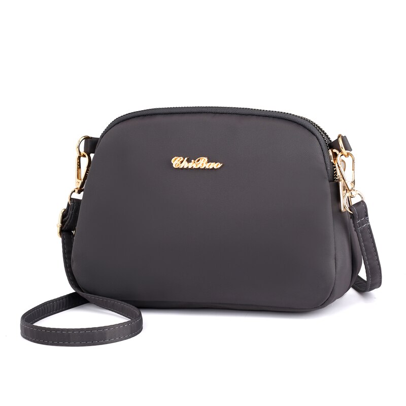 2022 Women Crossbody Bag For Shoulder Bag Ladies Small Messenger Bag Nylon Handbags and Purses evening clutch bags: gray