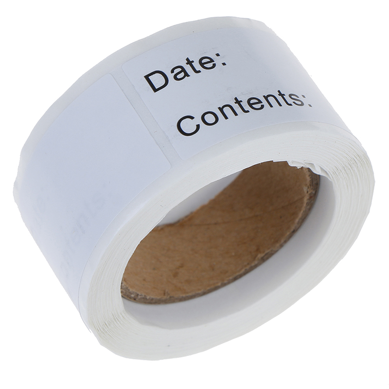 1 Roll Food Storage Labels Refrigerator Freezer Labels Adhesive Label