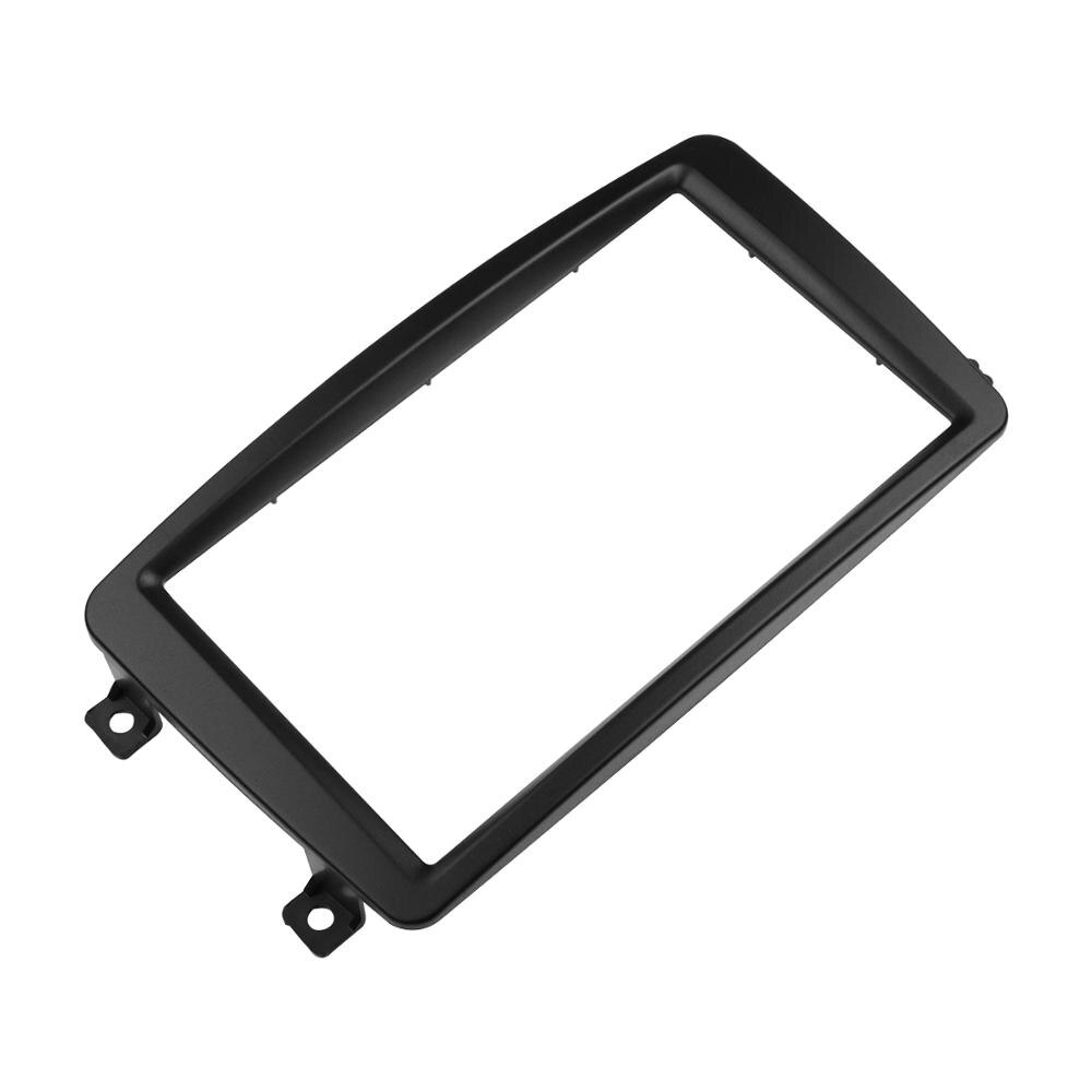 Double 2 Din Stereo Panel for BENZ C-klasse (W203) Fascia Black Color Radio Refitting Dash Mounting Installation Trim Kit Face
