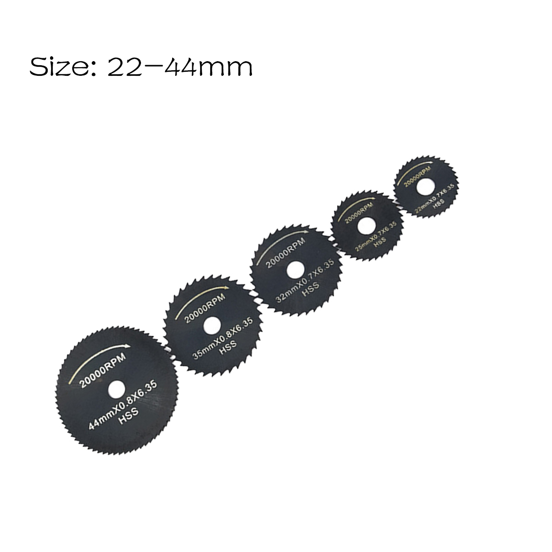 Accesorios Dremel para taladro, 6 uds. HSS, Mini hojas de sierra Circular, herramientas eléctricas, disco de corte de madera, juego de muelas para herramientas Dremel