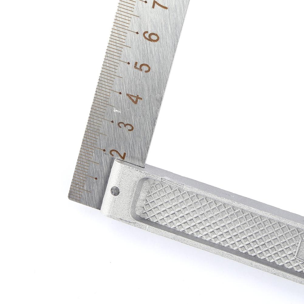90 Right Angle Stainless Steel Triangle Ruler Woodworking Drawing Tools Woodworking Triangle Square Protractor Measuring Tool