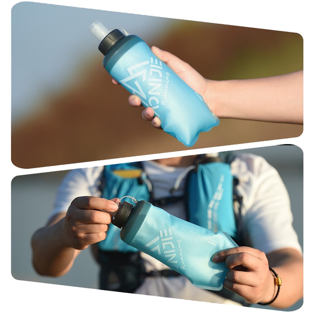 420ml Sports Water Bladder with EVA Insulated Coating TPU Drinking Bag Portable Soft Folding Insulating Water Bladder For Riding