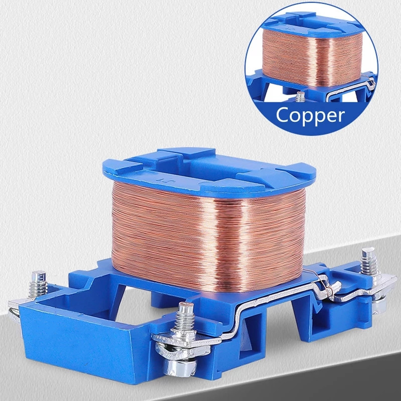 Ac-kontaktorns styrspänningsspole cjx 2/lc1 2510 3210 ac220v ac380v ac48v ac24v ac36v ac110v ac-kontaktorns styrspänningsspole