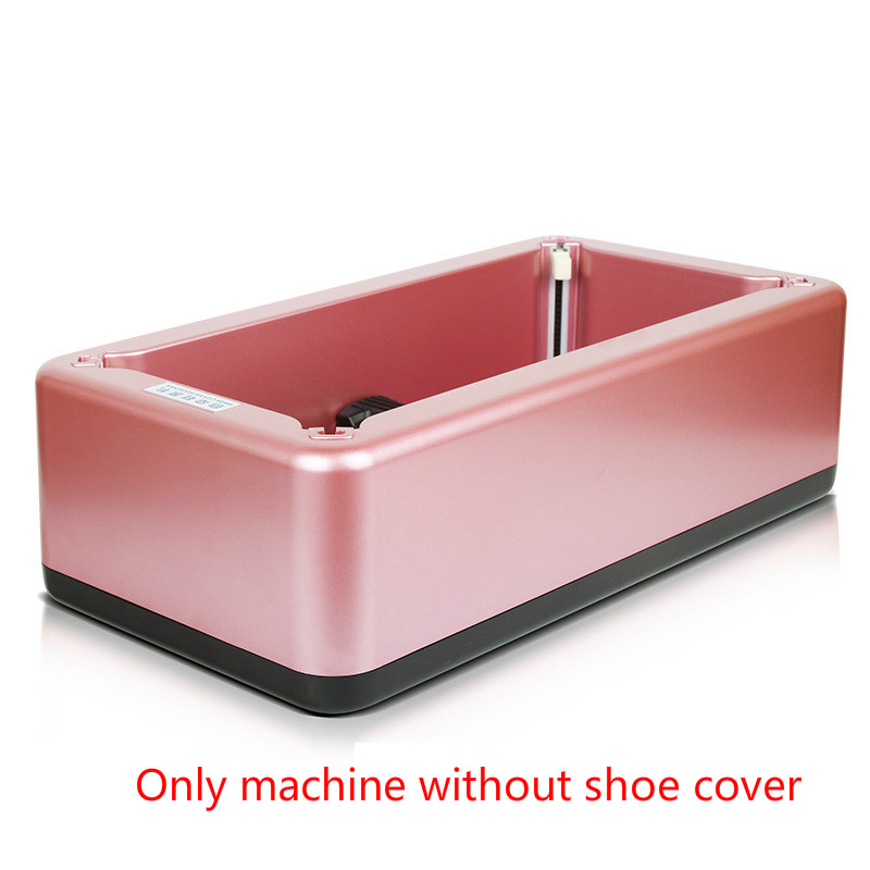 Schoenovertrek dispenser automatische schoenovertrek machine huishoudelijke stapschoenen wegwerp overschoenen maker schoenfolie machine slimme handsfree: Paars