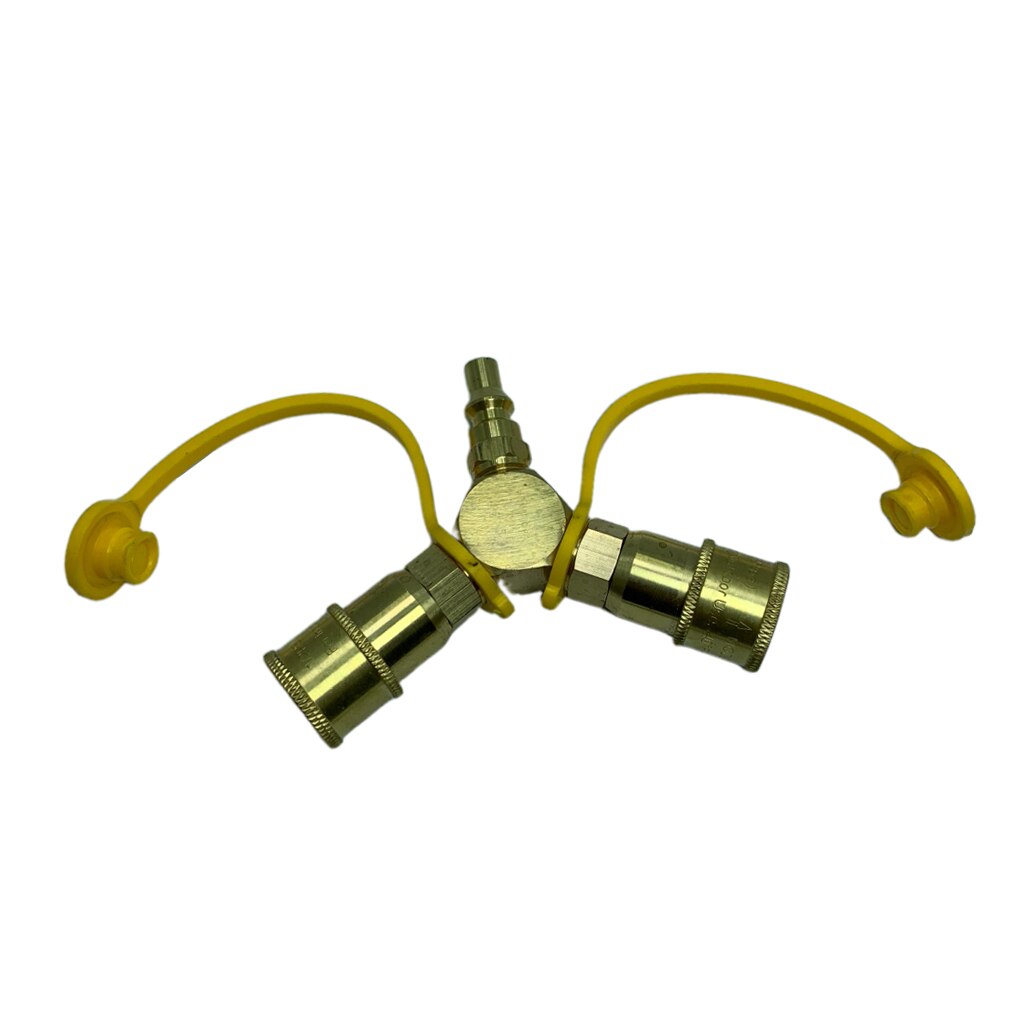 1/4 "RV Propane connexion rapide Y séparateur adaptateur raccords pièces