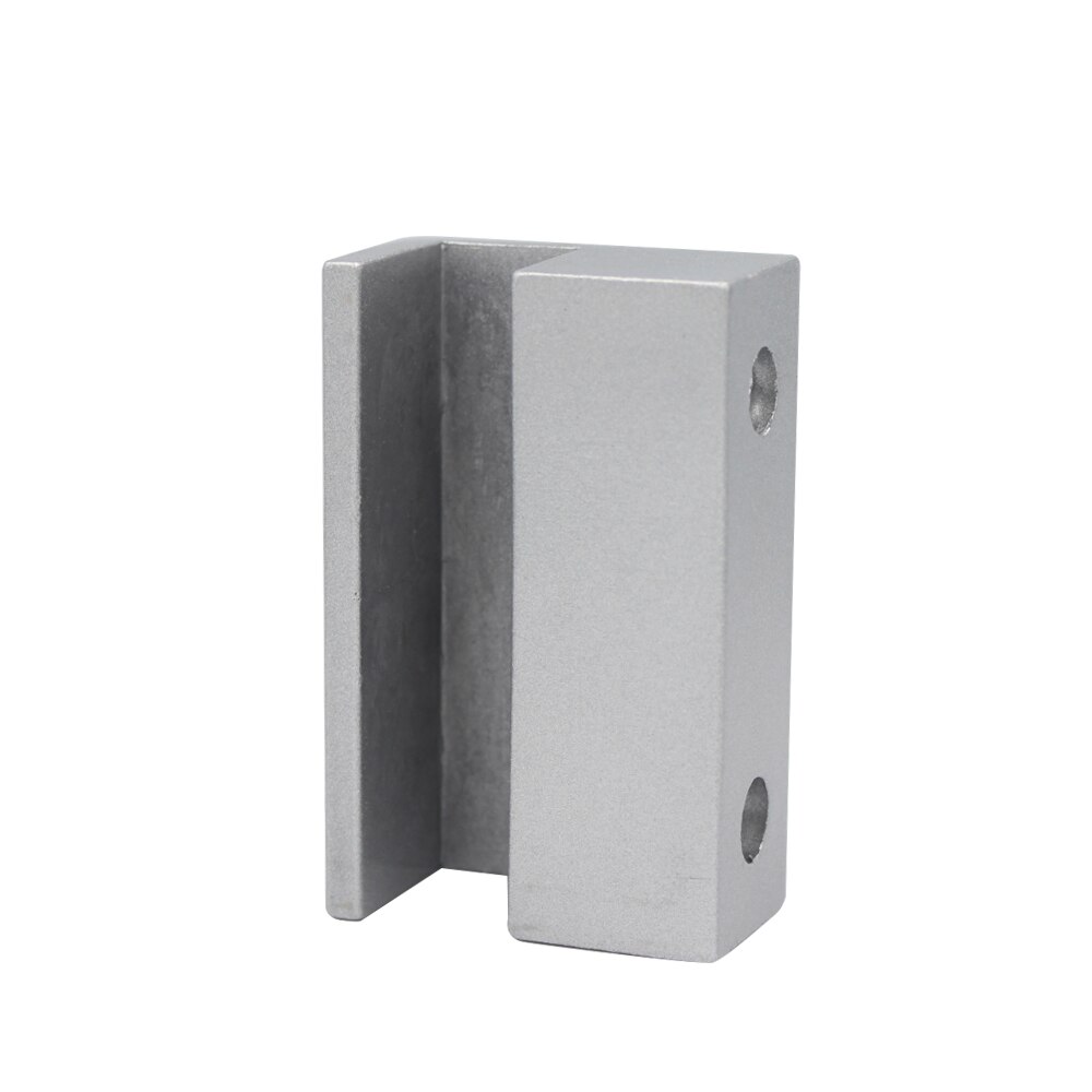 Electric Bolt Lock U Bracket Aluminium Alloy Bracket Mini Bracket for Access Control System Frameless Glass
