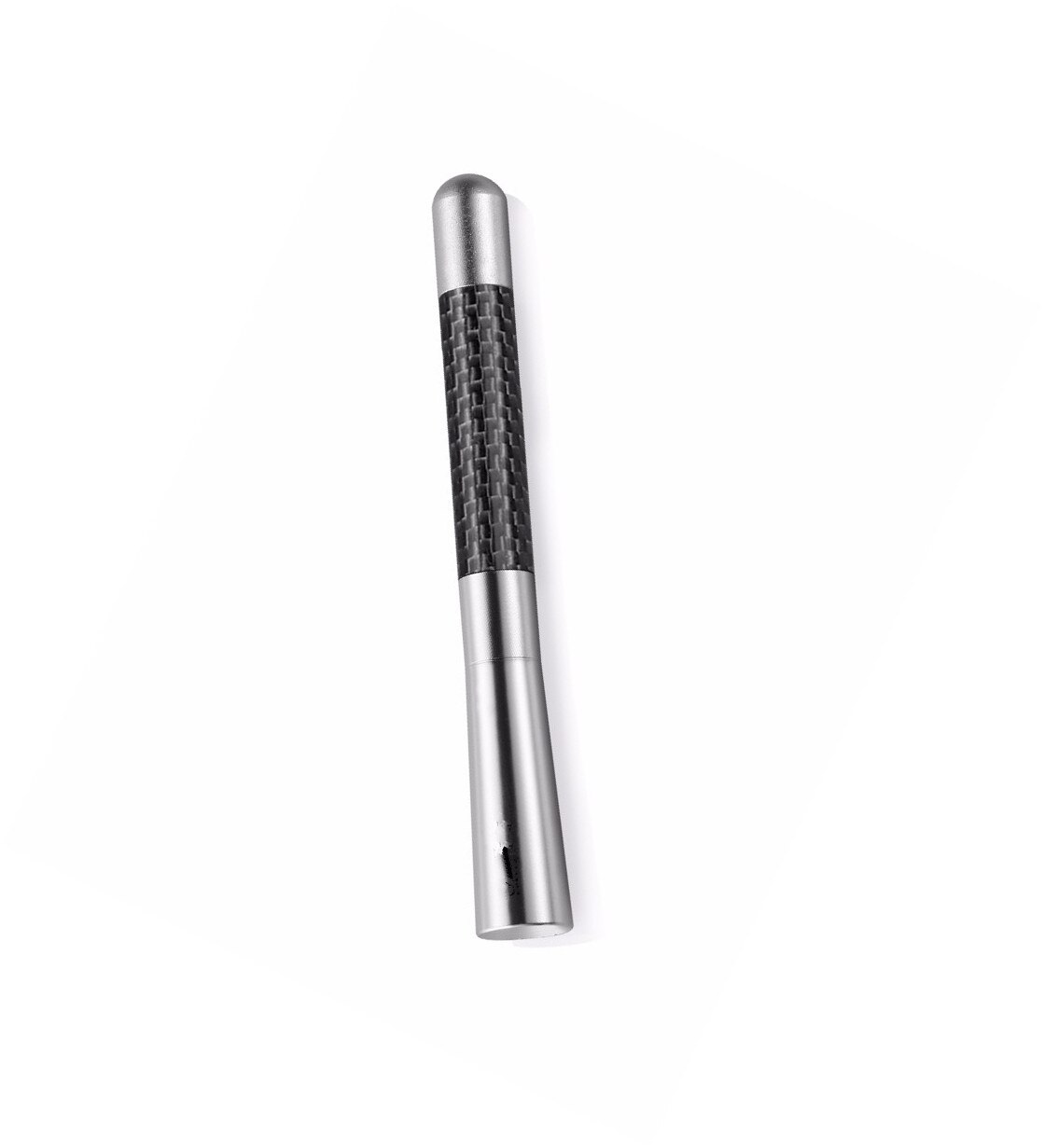 Auto styling 12cm auto autobon vezel dak korte radioantenne voor tesla suzuki isuzu daihatsu aston martin volvo mazda: Zilver