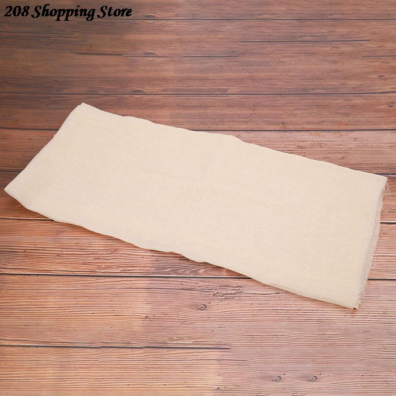 1.5 Yards Reusable Cheesecloth White Cotton Gauze Muslin Cheesecloth Fabric Butter Cheese Wrap Cloth Cheese Grater Kitchen Tools