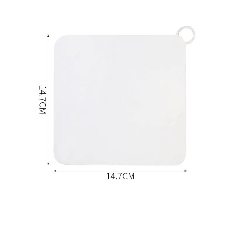 Couvercle de vidange de douche en Silicone, tapis Anti-odeur, bouchon de baignoire de douche, bouchon de vidange en Gel de silice pour baignoire, cuisine, blanchisserie: Bleu