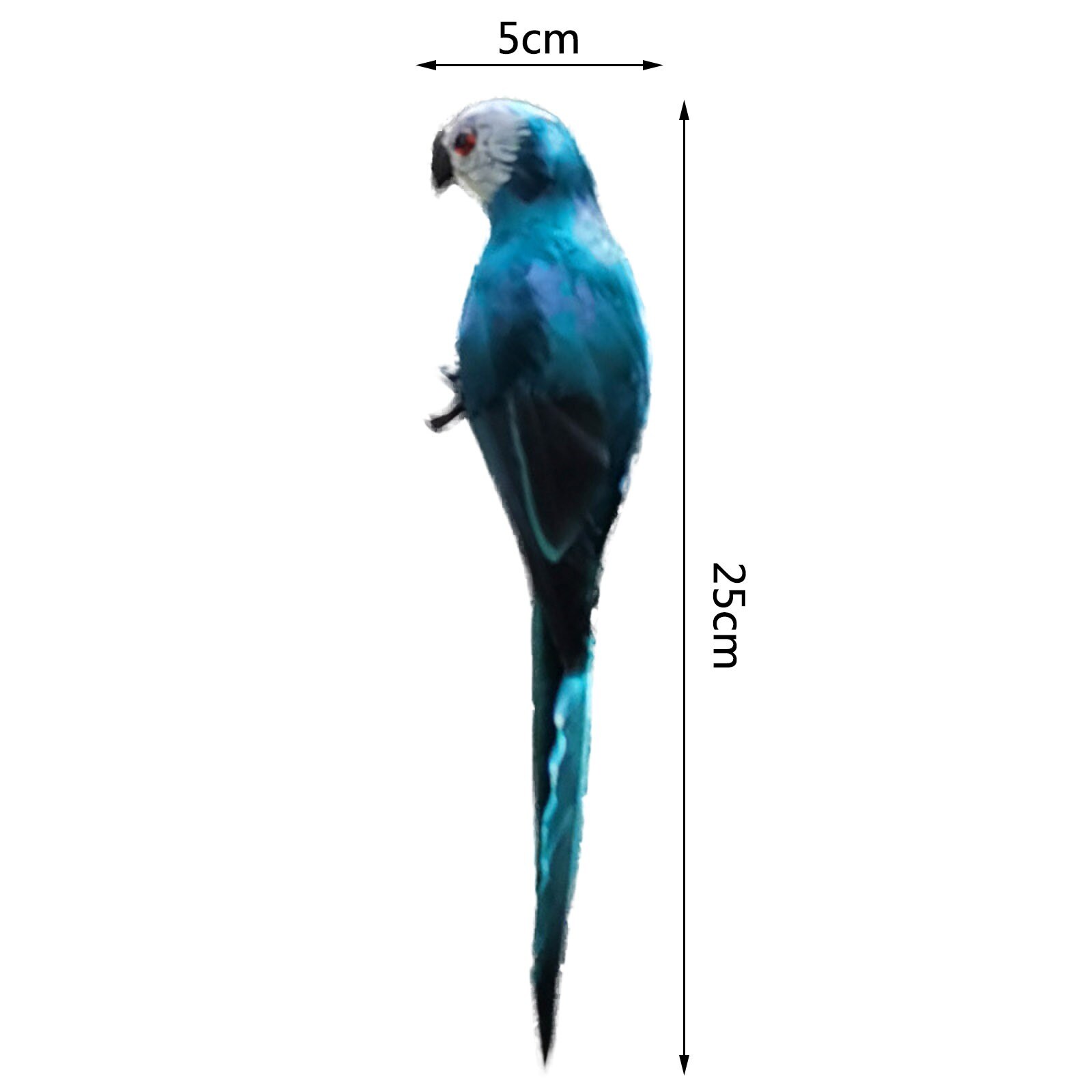 3 Kleur Kunstmatige Vogel Hars Grote Papegaai Vogel Standbeeld Yard Gazon Boom Ornament Opknoping Sculptuur Decoratie Thuis Tuin Craft # w5