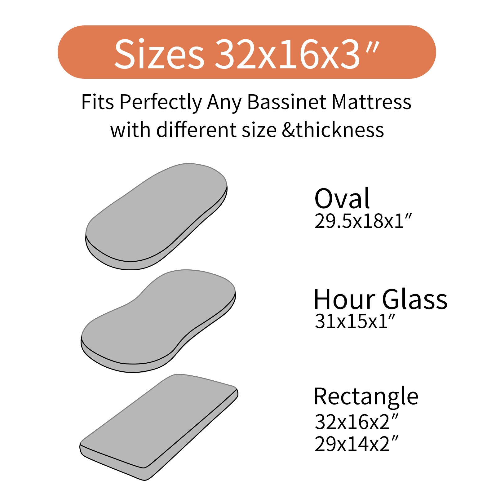 Baby-korbwiege Blatt einstellen-3 Pack Ultra Weiche dehnbar Wiege Blätter, passen für Stubenwagen Matratze Pad Abdeckung, unisex Jungen &Ampere; Mädchen