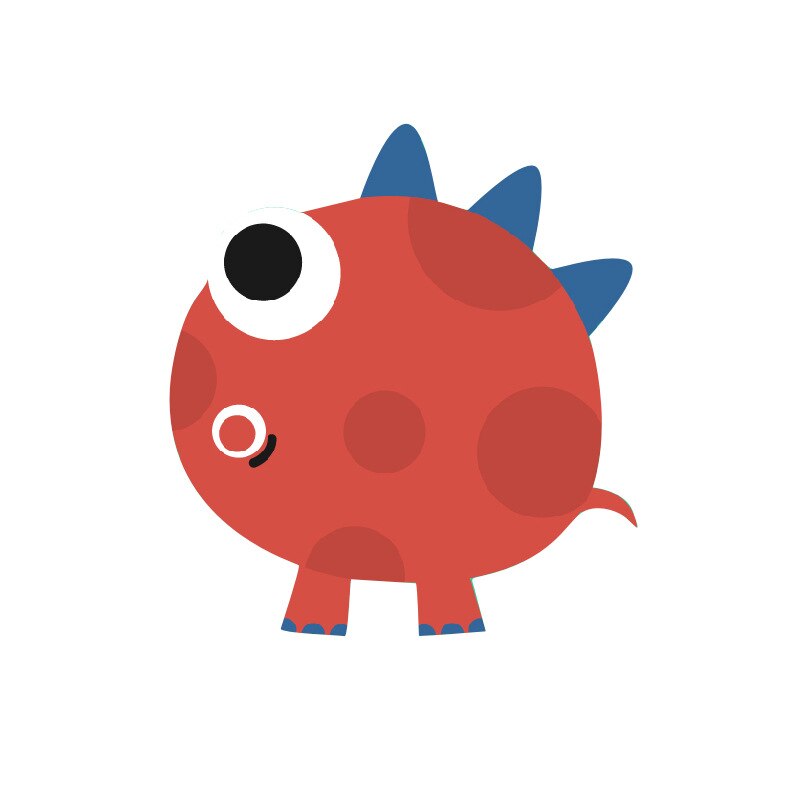 1 Piece Animal Magnetic Fridge Magnet Cartoon Dinosaur Refrigerator Message Leave Whiteboard Magnet