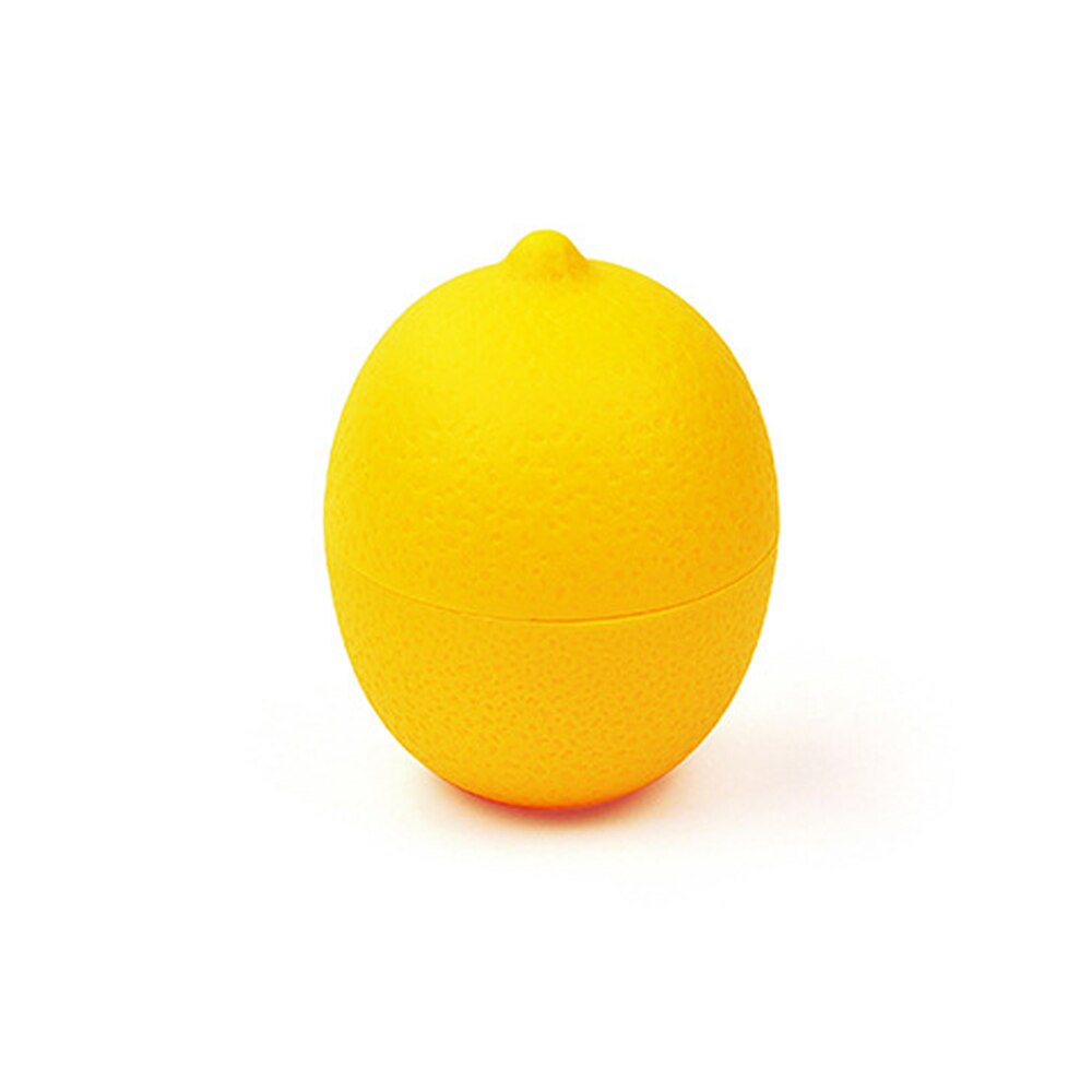 Plast lök grön paprika vitlök formade matbehållare skarpare citron frukt fodral färsk låda kylskåp hem förvaring: Gul